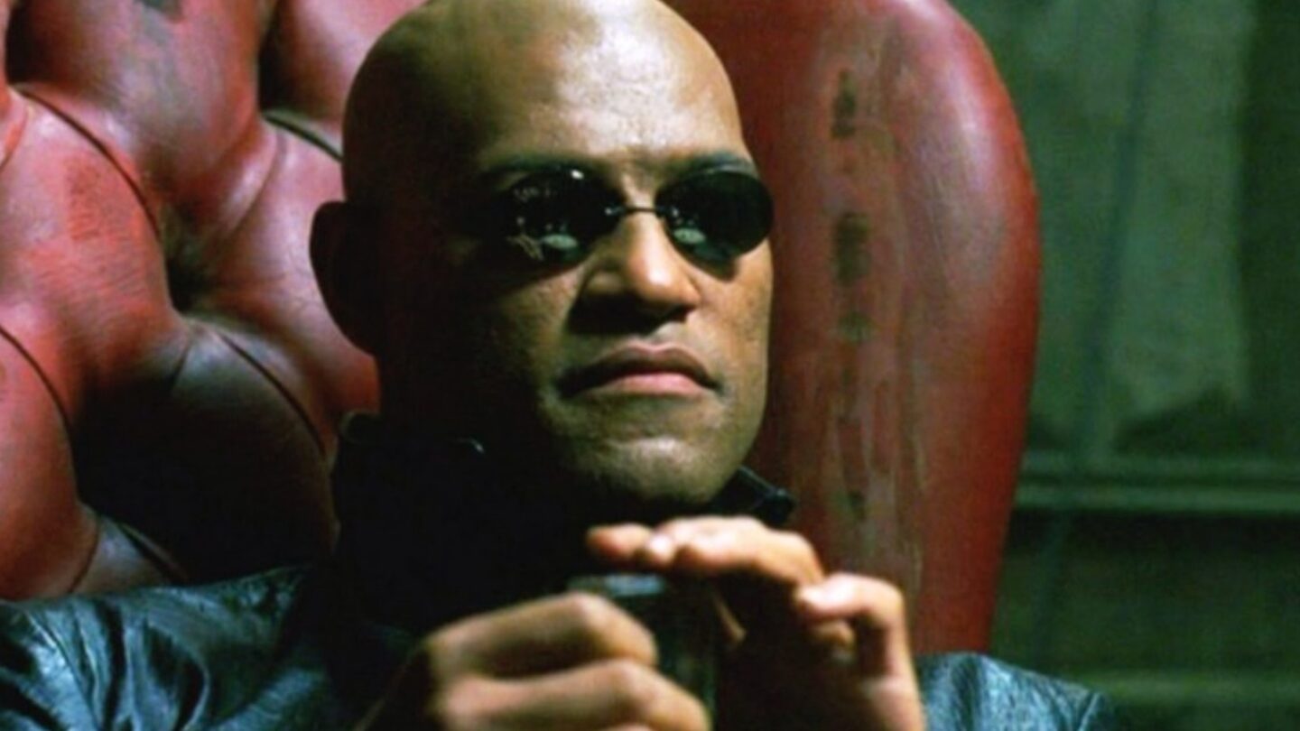 An image of the character Morpheus from The Matrix movies.