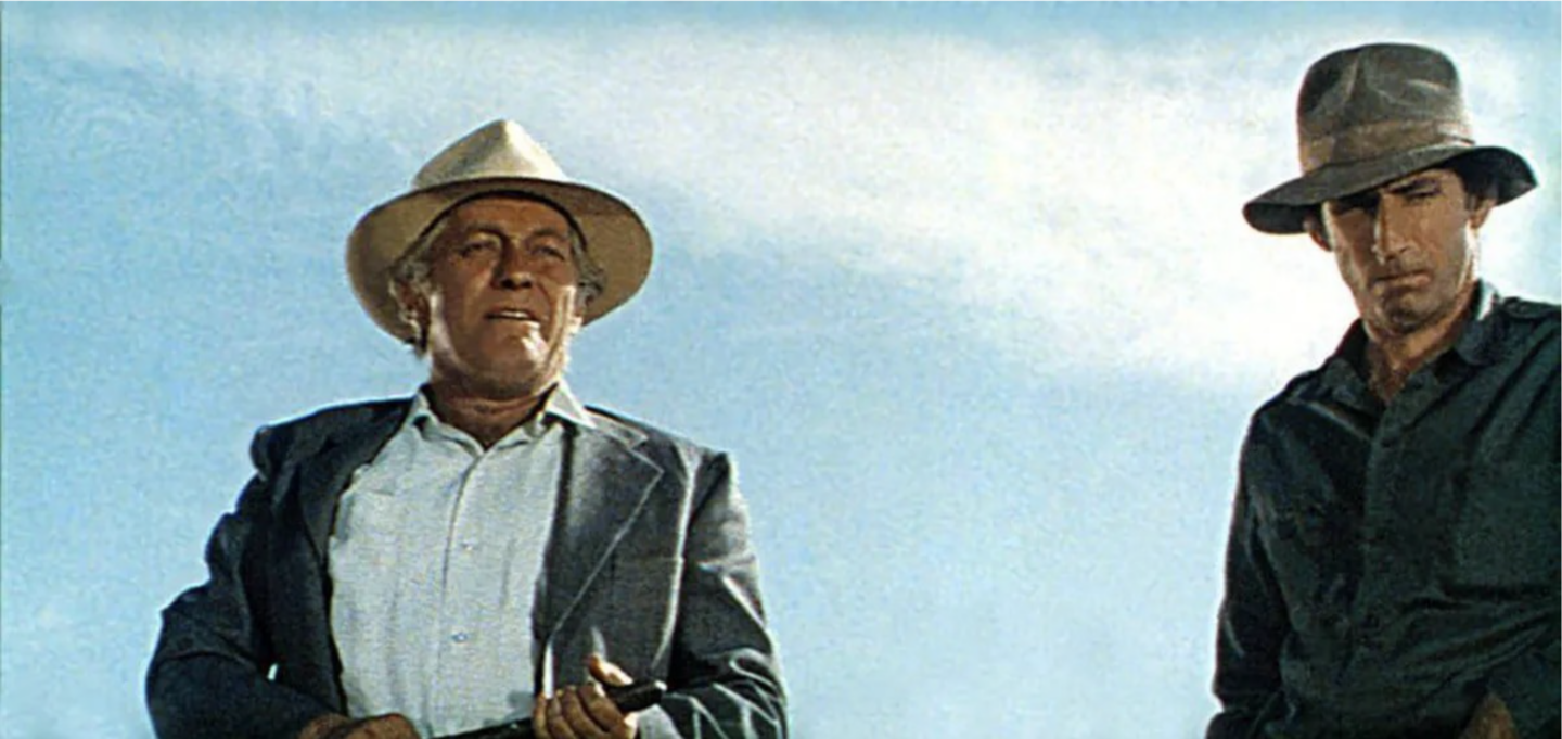 An iconic scene from western film, Cool Hand Luke.